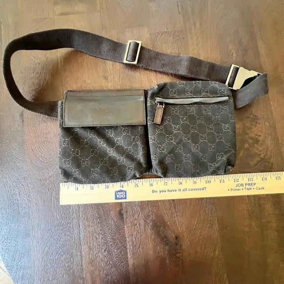 Gucci bum bag brown vintage authentic, non binary, gender fluid - Picture 5 of 11